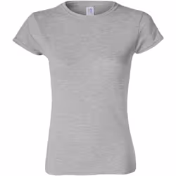Gildan - T-shirt à manches courtes - Femmes (Gris sport)