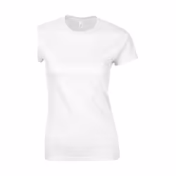 Gildan - T-shirt à manches courtes - Femmes (Blanc)