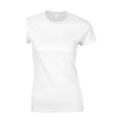 Gildan - T-shirt à manches courtes - Femmes (Blanc)