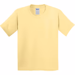 Gildan - T-Shirt en coton - Enfant (Jaune brume)
