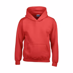 Gildan - Sweat à capuche - Unisexe (Rouge)