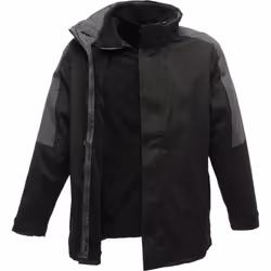 Regatta Defender III - Manteau 3 en 1 - Homme (Noir/Gris)