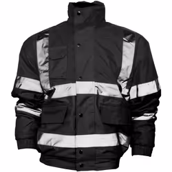 Yoko - Veste bomber haute visibilité - Homme (Noir)