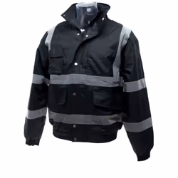 Yoko - Veste bomber haute visibilité - Homme (Noir)
