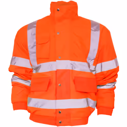 Yoko - Veste bomber haute visibilité - Homme (Orange haute visibilité)
