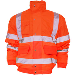 Yoko - Veste bomber haute visibilité - Homme (Orange haute visibilité)