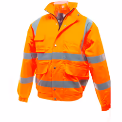 Yoko - Veste bomber haute visibilité - Homme (Orange haute visibilité)