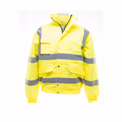 Yoko - Veste bomber haute visibilité - Homme (Jaune Haute Visibilité)