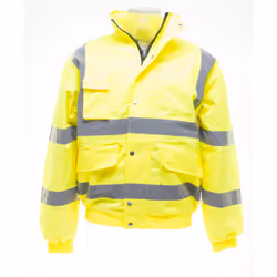 Yoko - Veste bomber haute visibilité - Homme (Jaune Haute Visibilité)