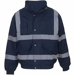 Yoko - Veste bomber haute visibilité - Homme (Bleu marine)