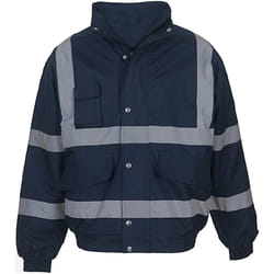 Yoko - Veste bomber haute visibilité - Homme (Bleu marine)