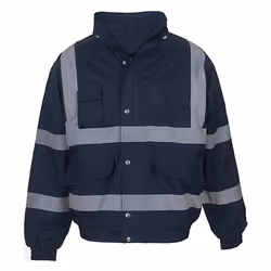Yoko - Veste bomber haute visibilité - Homme (Bleu marine)
