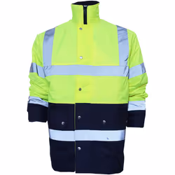 Yoko - Veste haute visibilité - Unisexe (Jaune /Bleu marine)
