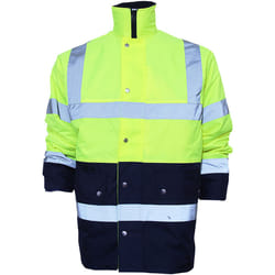 Yoko - Veste haute visibilité - Unisexe (Jaune /Bleu marine)