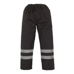 Yoko - Surpantalon de travail imperméable haute visibilité - Homme (Noir)