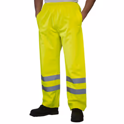 Yoko - Surpantalon de travail imperméable haute visibilité - Homme (Jaune Haute Visibilité)