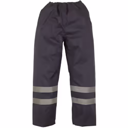 Yoko - Surpantalon de travail imperméable haute visibilité - Homme (Bleu marine)