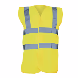 Yoko - Gilet de sécurité haute visibilité - Mixte (Jaune)