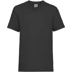 Fruit of the Loom - T-shirt VALUEWEIGHT - Enfant (Noir)