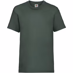 Fruit of the Loom - T-shirt VALUEWEIGHT - Enfant (Vert bouteille)