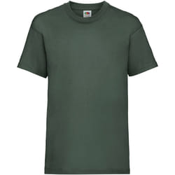 Fruit of the Loom - T-shirt VALUEWEIGHT - Enfant (Vert bouteille)