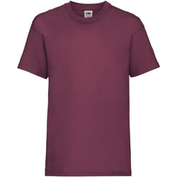 Fruit of the Loom - T-shirt VALUEWEIGHT - Enfant (Bordeaux)