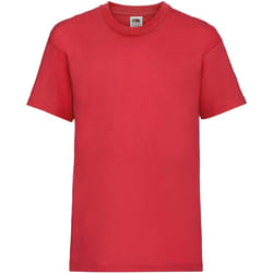 Fruit of the Loom - T-shirt VALUEWEIGHT - Enfant (Rouge)