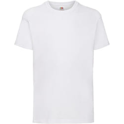 Fruit of the Loom - T-shirt VALUEWEIGHT - Enfant (Blanc)
