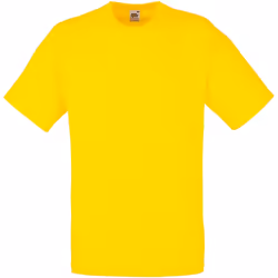 Fruit Of The Loom - T-shirt manches courtes - Homme (Jaune vif)