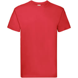 Fruit Of The Loom - T-shirt à manches courtes - Hommes (Rouge)