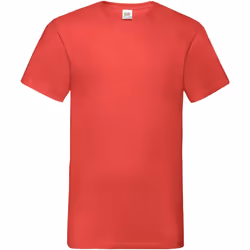Fruit Of The Loom -T-shirt à manches courtes - Homme (Rouge)