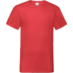 Fruit Of The Loom -T-shirt à manches courtes - Homme (Rouge)