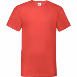 Fruit Of The Loom -T-shirt à manches courtes - Homme (Rouge)