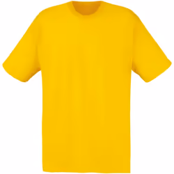 Fruit of the Loom - T-shirt ORIGINAL - Homme (Jaune pale)