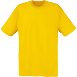 Fruit of the Loom - T-shirt ORIGINAL - Homme (Jaune  pale)
