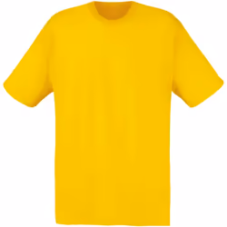 Fruit of the Loom - T-shirt ORIGINAL - Homme (Jaune pale)