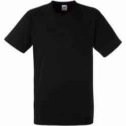 T-shirt à manches courtes Fruit Of The Loom pour homme (Noir)