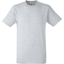 T-shirt à manches courtes Fruit Of The Loom pour homme (Gris)