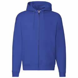 Fruit Of The Loom - Sweatshirt à capuche et fermeture zippée - Homme (Bleu royal)
