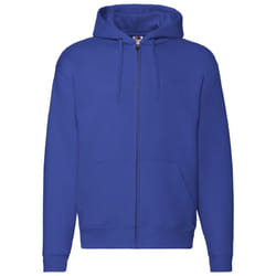Fruit Of The Loom - Sweatshirt à capuche et fermeture zippée - Homme (Bleu royal)