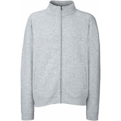 Fruit Of The Loom - Sweatshirt à fermeture zippée - Homme (Gris chiné)