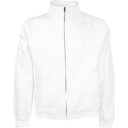 Fruit Of The Loom - Sweatshirt à fermeture zippée - Homme (Blanc)