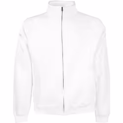 Fruit Of The Loom - Sweatshirt à fermeture zippée - Homme (Blanc)