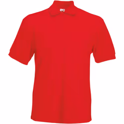 Fruit Of The Loom 65/35 - Polo à manches courtes - Homme (Rouge)