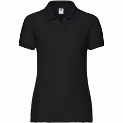 Fruit of the Loom - Polo - Femme (Noir)