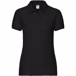 Fruit of the Loom - Polo - Femme (Noir)