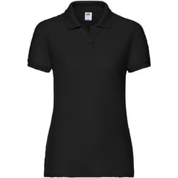 Fruit of the Loom - Polo - Femme (Noir)