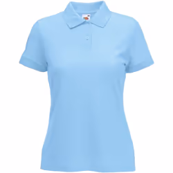 Fruit of the Loom - Polo - Femme (Bleu ciel)