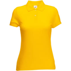 Fruit of the Loom - Polo - Femme (Jaune)