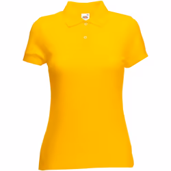 Fruit of the Loom - Polo - Femme (Jaune)